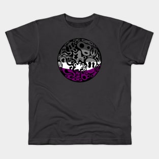 Asexual Pride - Ghost Bubble Kids T-Shirt